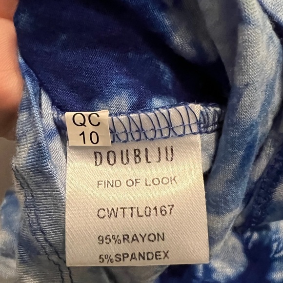 Doublju Wrap tye dye blouse M - Picture 3 of 4